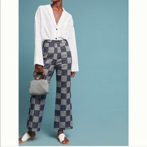 Mara Hoffman checkered denim pants